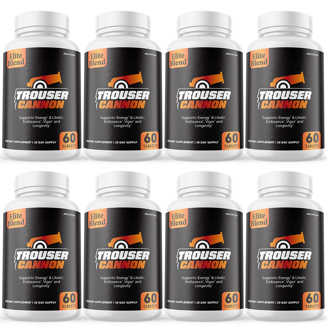 Trouser Cannon Advanced Male Health to Boost Libido and Endurance - 8 Bottles